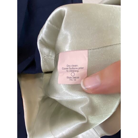 J.Crew blue keating blazer, gold buttons navy blue, - Picture 4 of 6